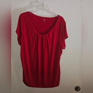 🛍Worthington Women's Round Neck Short Sleeve Blouse 2X